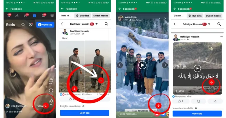 donload socia media content using xender