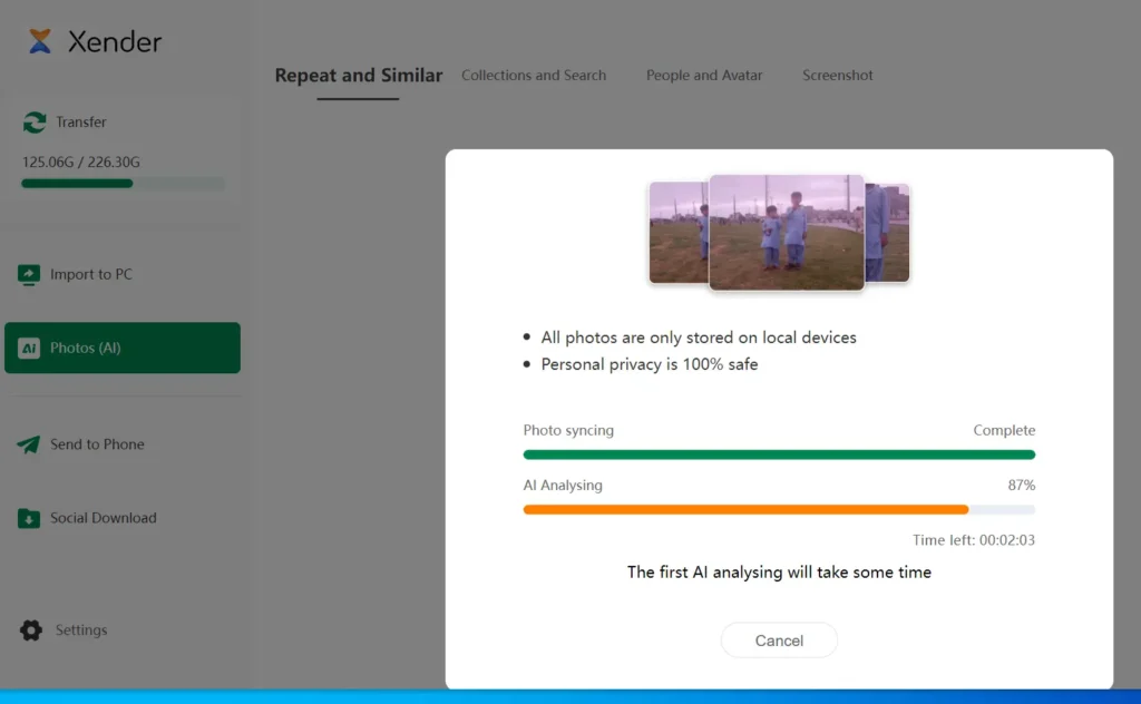 repeat and similar AI advance features